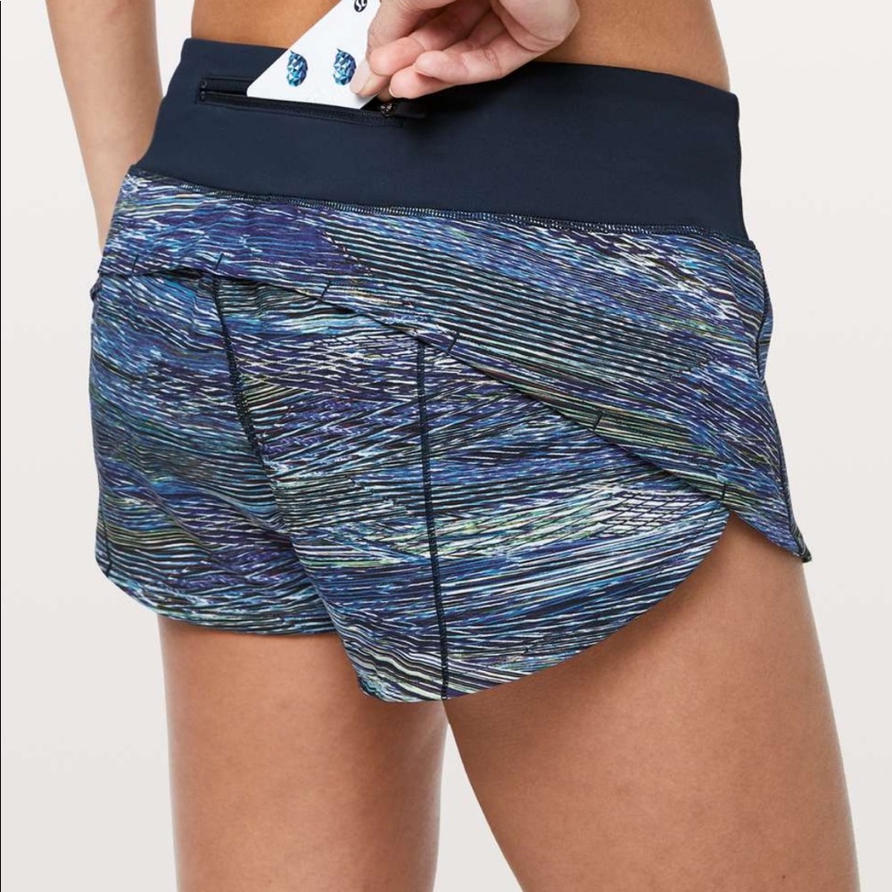 Lululemon Sz 8 Speed up Shorts -NWT